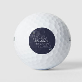 Weißrusslandische Blume Golfball