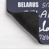 Weißrusslandische Blume Mousepad (Ecke)
