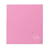 Weißrusslandische Blume Notizblock (Vorderseite)