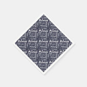 Weißrusslandische Blume Serviette (Ecke)