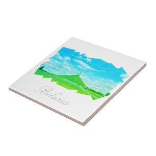 Weißrusslands Berg Ruhm Architektur П л и т а к Fliese