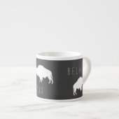 Weißrusslands Bison З б р е л у Б а р у с Espressotasse (Vorderseite Rechts)