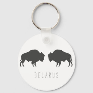 Weißrusslands Bison З б р у е л Б а р у с ь je nac Schlüsselanhänger