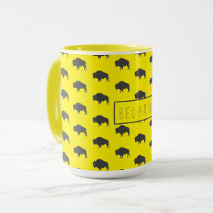 Weißrusslands Bison З б р у е л Б а р у  nach с Tasse
