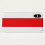 Weißrusslands Protestflaggensymbol Case-Mate iPhone Hülle (Rückseite (Horizontal))