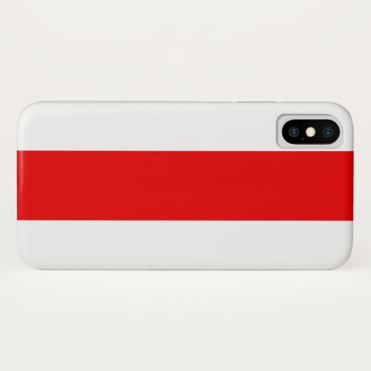 Weißrusslands Protestflaggensymbol Case-Mate iPhone Hülle (Rückseite (Horizontal))