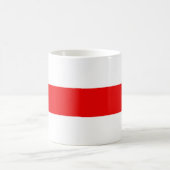 Weißrusslands Protestflaggensymbol Kaffeetasse (Mittel)