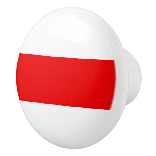 Weißrusslands Protestflaggensymbol Keramikknauf (Rechts)