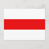 Weißrusslands Protestflaggensymbol Postkarte (Vorderseite)