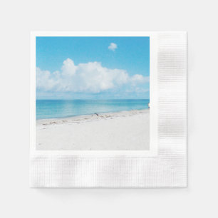 Weißsandpapier Napkins Serviette