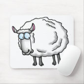 Weißschaf Mousepad (Mit Mouse)