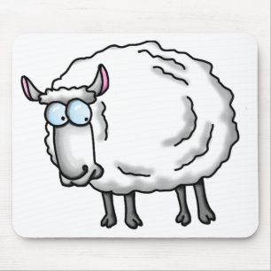 Weißschaf Mousepad