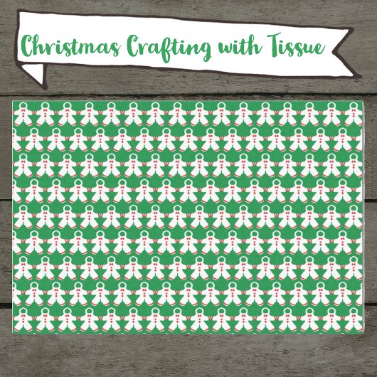 Weißschneeanzüge zum Grünbuch Seidenpapier