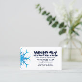 Weißschneebeseitigung Visitenkarte (Stehend Vorderseite)