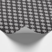 Weißschneeflocke Geschenkpapier (Ecke)