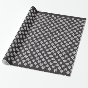 Weißschneeflocke Geschenkpapier