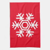 Weißschneeflocke Handtuch (Vertikal)