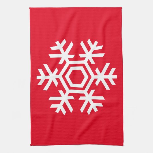 Weißschneeflocke Handtuch (Vertikal)