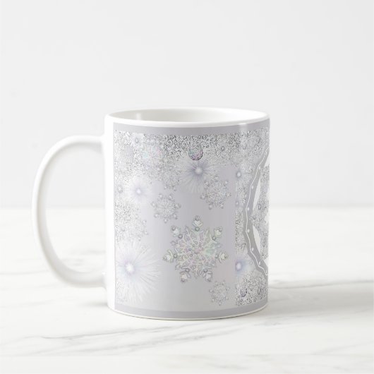 Weißschneeflocke Kaffeetasse (Links)