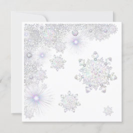 Weißschneeflocke Karte