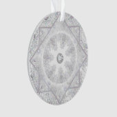 Weißschneeflocke Ornament (Vorderseite)