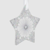 Weißschneeflocke Ornament (Vorderseite)
