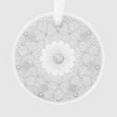 Weißschneeflocke Ornament (Vorderseite)