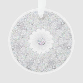 Weißschneeflocke Ornament