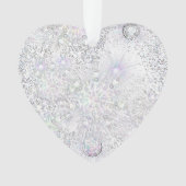 Weißschneeflocke Ornament (Vorderseite)