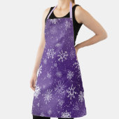 Weißschneeflocken Amethyst Lila Schürze (InSitu)