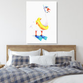 Weißschnorchelgans Leinwanddruck (Insitu (Schlafzimmer))