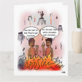 Weißschokolade Karte (Vorderseite)