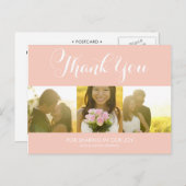 WEISSSCHRIPT | DANKE, DASS SIE POSTCARD GESCHICKT POSTKARTE (Vorne/Hinten)