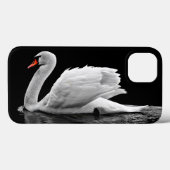 Weißschwan am See Case-Mate iPhone Hülle (Rückseite (Horizontal))