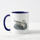 Weißschwan auf Wasser Tasse (Links)