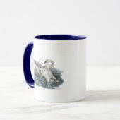 Weißschwan auf Wasser Tasse (Vorderseite Links)