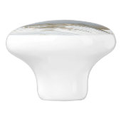 Weißschwan Cygnus Keramikknauf (Seitenansicht)