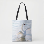 Weißschwan Cygnus Tasche (Vorderseite)