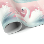 Weißschwan Geschenkpapier (Rolleneckpunkt)