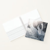 Weißschwan-Naturfotografie Notizblock (Innenseite)
