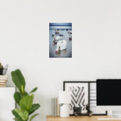 Weißschwan Poster (Heimbüro)