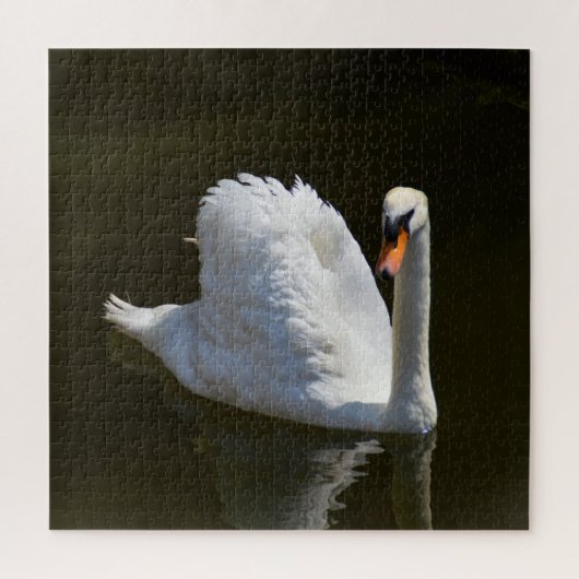 Weißschwan Puzzle (Vertikal)