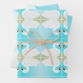 Weißschwan = Sommertag Geschenkpapier Set (Beispiel)