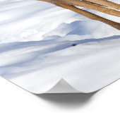 Weißschwanz-Hirsche, die dich ansieht (Nah oben) Poster (Ecke)