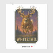 Weißschwanz-Sticker Aufkleber (Blatt)
