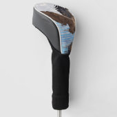 Weißschwanzadler auf Fischjagd Golf Headcover (angewinkelt)