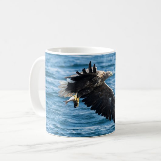 Weißschwanzadler Tasse (Vorderseite Links)