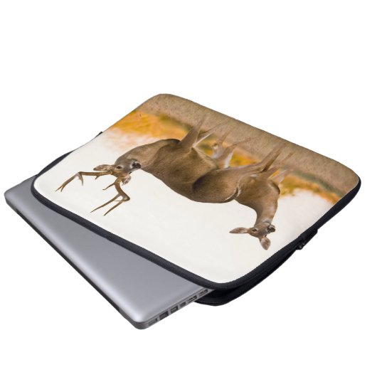 Weißschwanzhirsche | Herbst in Texas Laptopschutzhülle (Vorne Knopf)