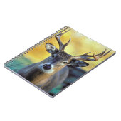 Weißschwanzhirsche | Herbst Notizblock (Linke Seite)