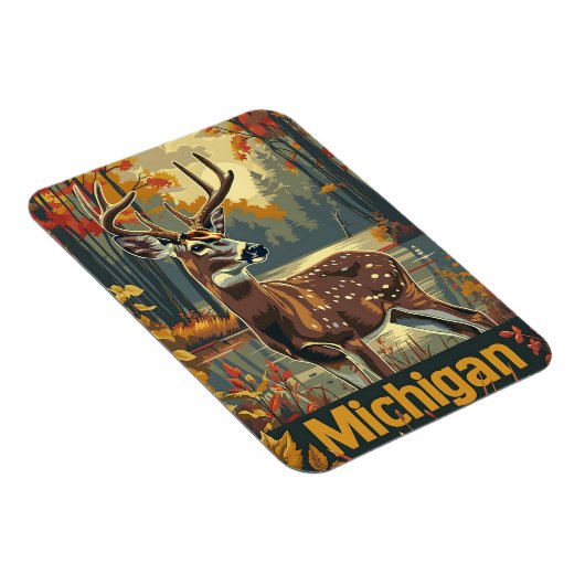 Weißschwanzhirsche Magnet (Rechte Seite)